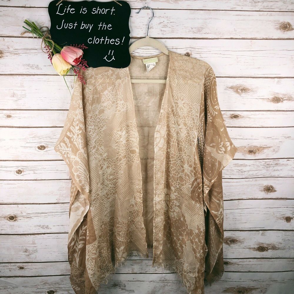 Anthropologie Petanu By Pashma Kimono